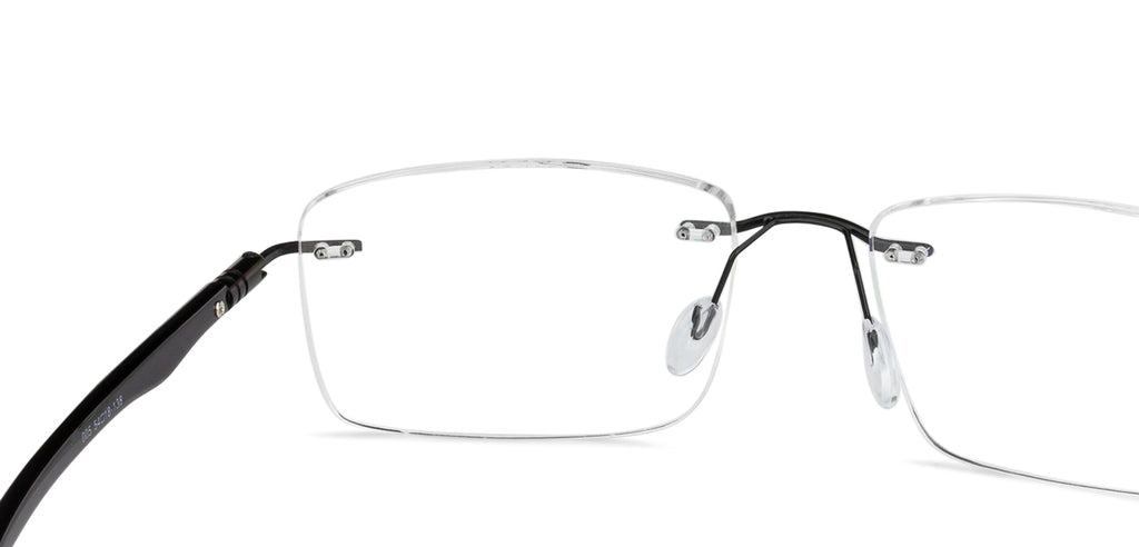 Rimless Eyeglasses-Frame Rectangle--EG