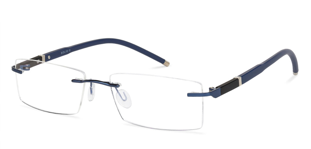Rimless Eyeglasses-Frame Rectangle--EG