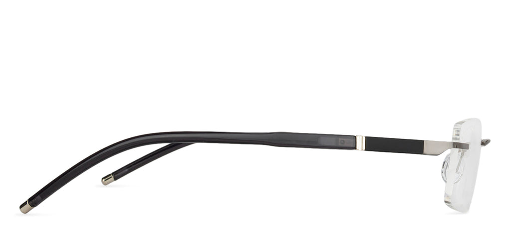 Rimless Eyeglasses-Frame Rectangle--EG