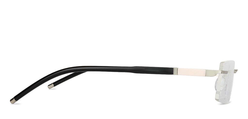 Rimless Eyeglasses-Frame Rectangle--EG