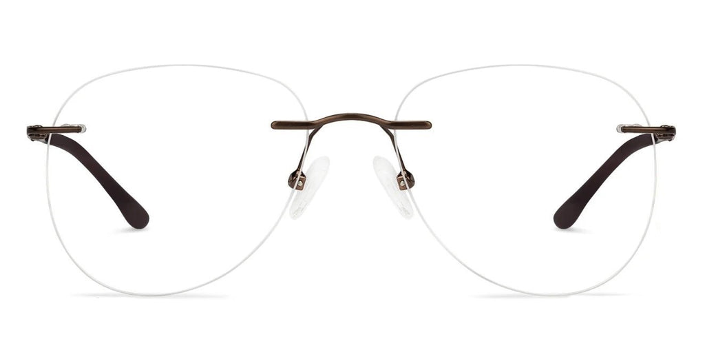 Rimless Eyeglasses-Frame Aviator--EG