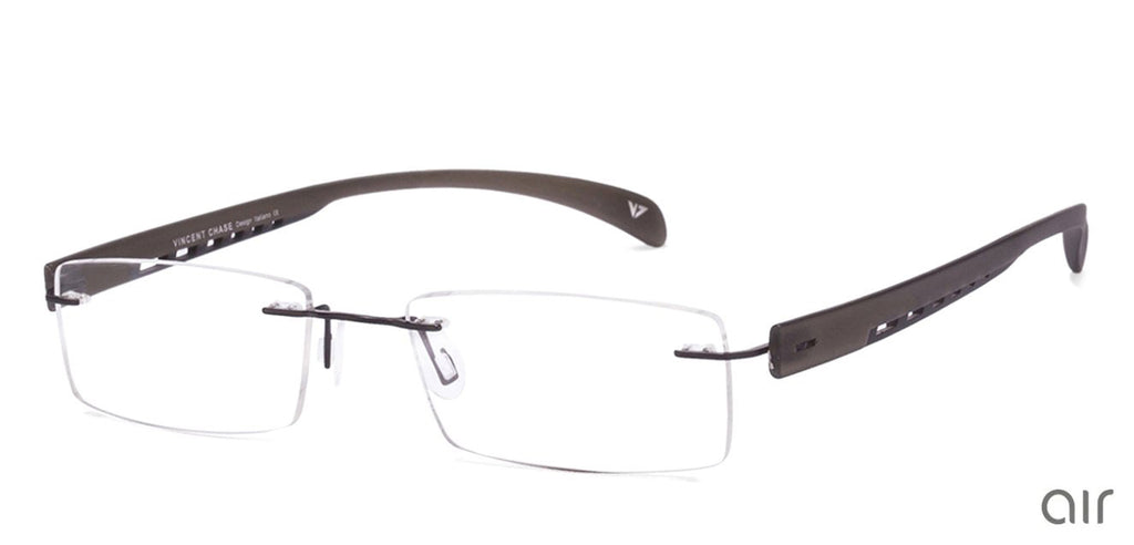 Rimless Eyeglasses-Frame Rectangle--EG