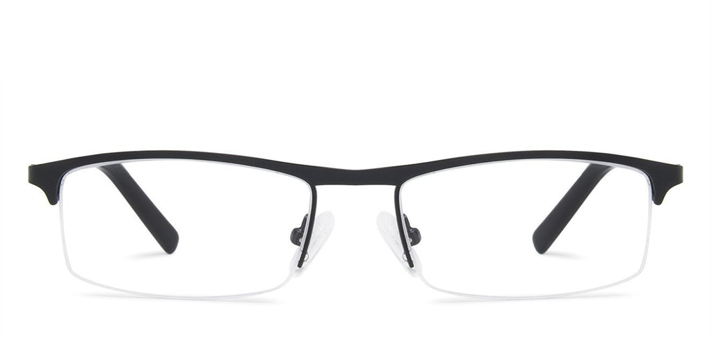 Half Rim Eyeglasses-Frame Rectangle--EG
