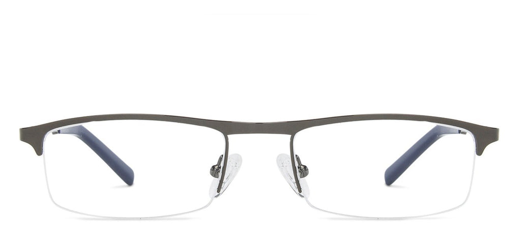 Half Rim Eyeglasses-Frame Rectangle--EG
