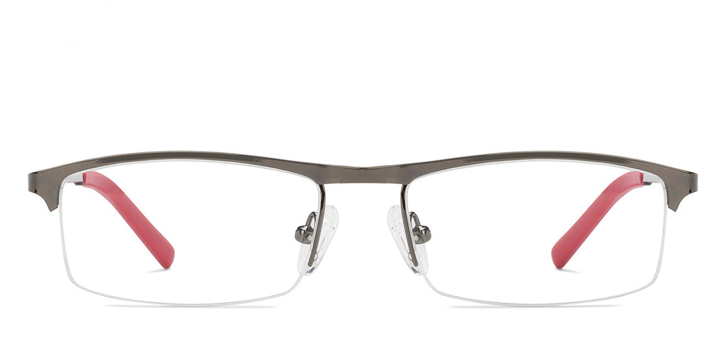 Half Rim Eyeglasses-Frame Rectangle--EG