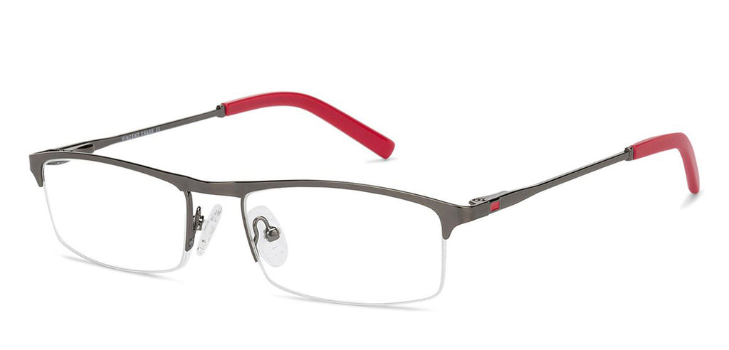 Half Rim Eyeglasses-Frame Rectangle--EG