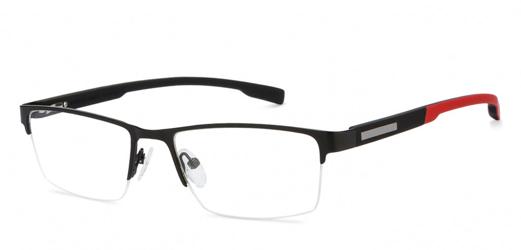 Half Rim Eyeglasses-Frame Rectangle--EG