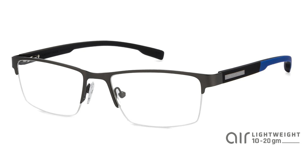 Half Rim Eyeglasses-Frame Rectangle--EG