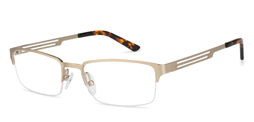 Half Rim Eyeglasses-Frame Rectangle--EG