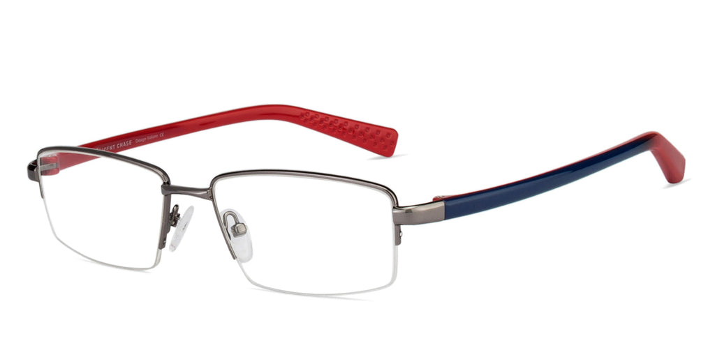 Half Rim Eyeglasses-Frame Rectangle--EG