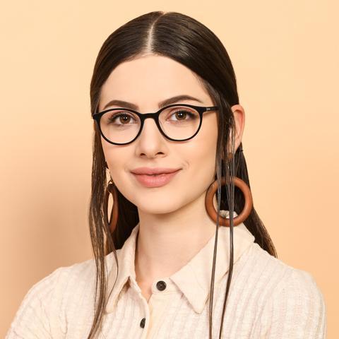 Round Eyeglasses-Frame Round--EG