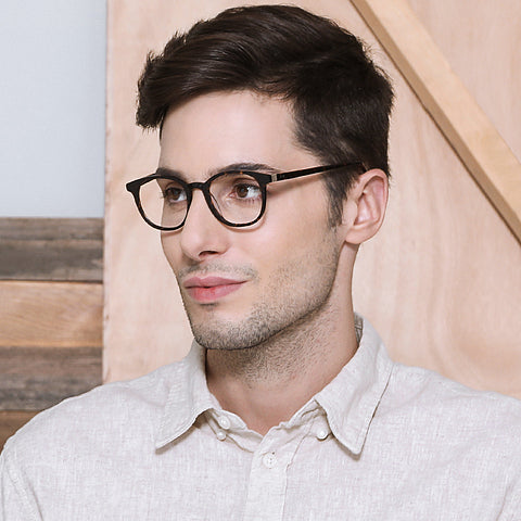 Magnetic Clip On Glasses-Round--EG
