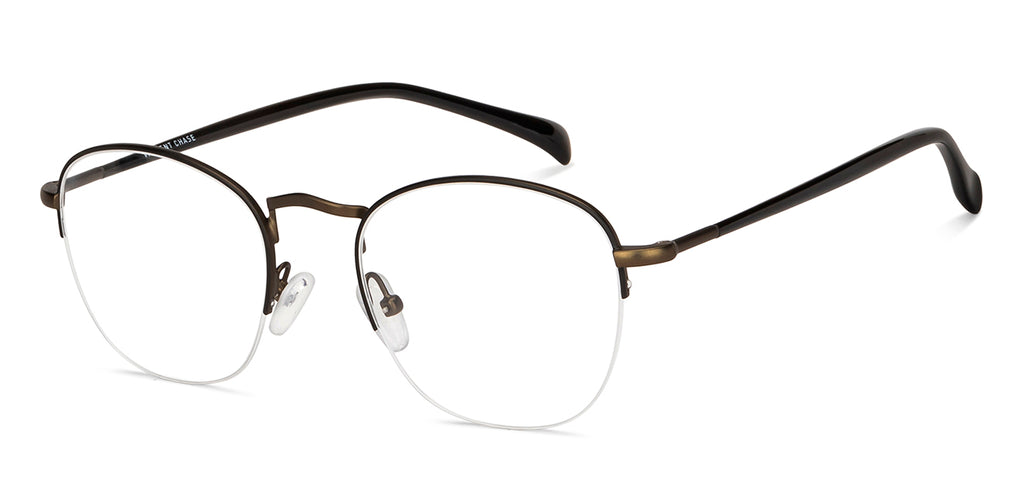Half Rim Eyeglasses-Frame Round--EG