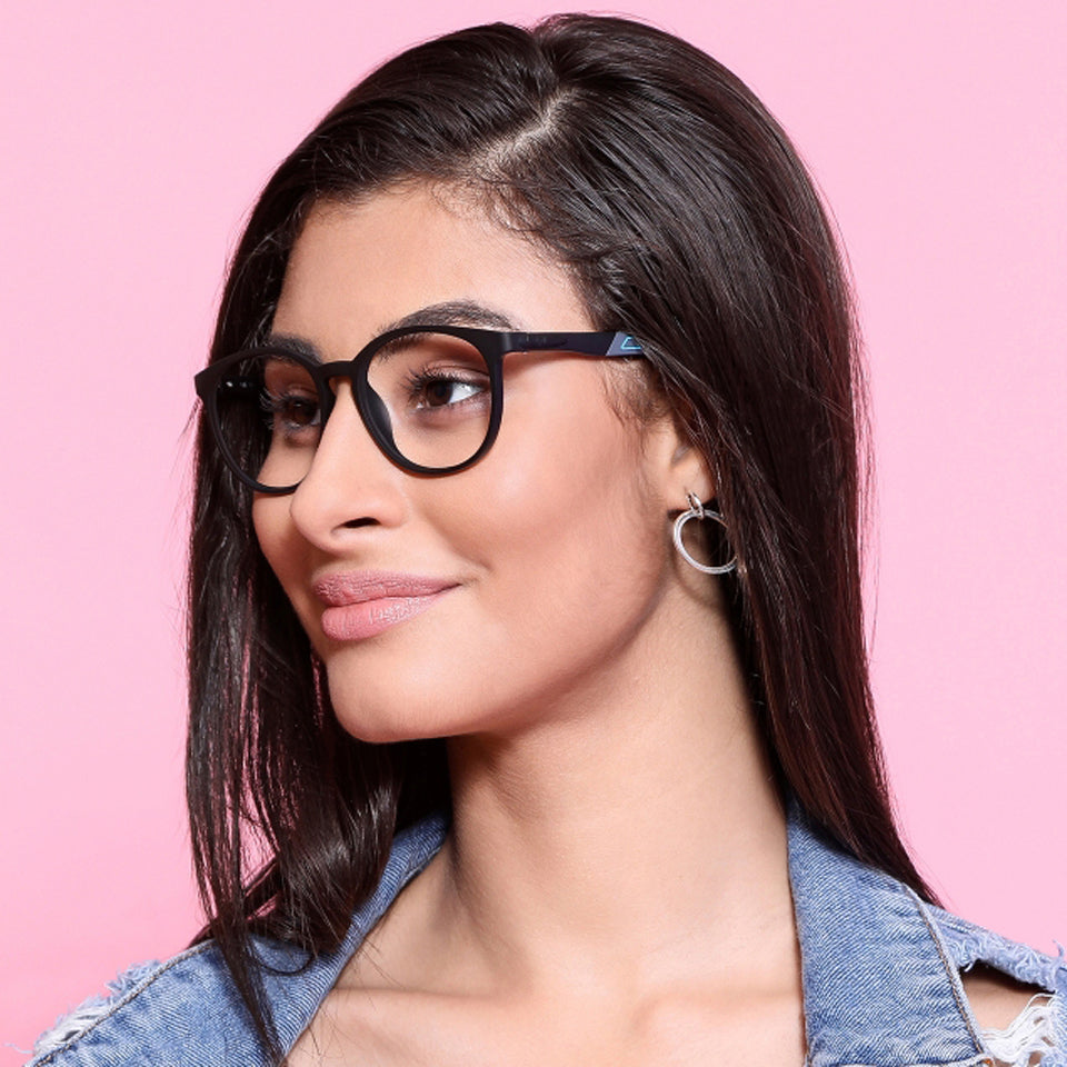 Square Eyeglasses-Frame Round--EG