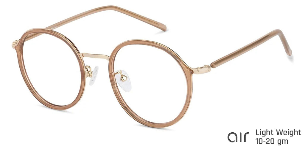 Square Eyeglasses-Frame Round--EG