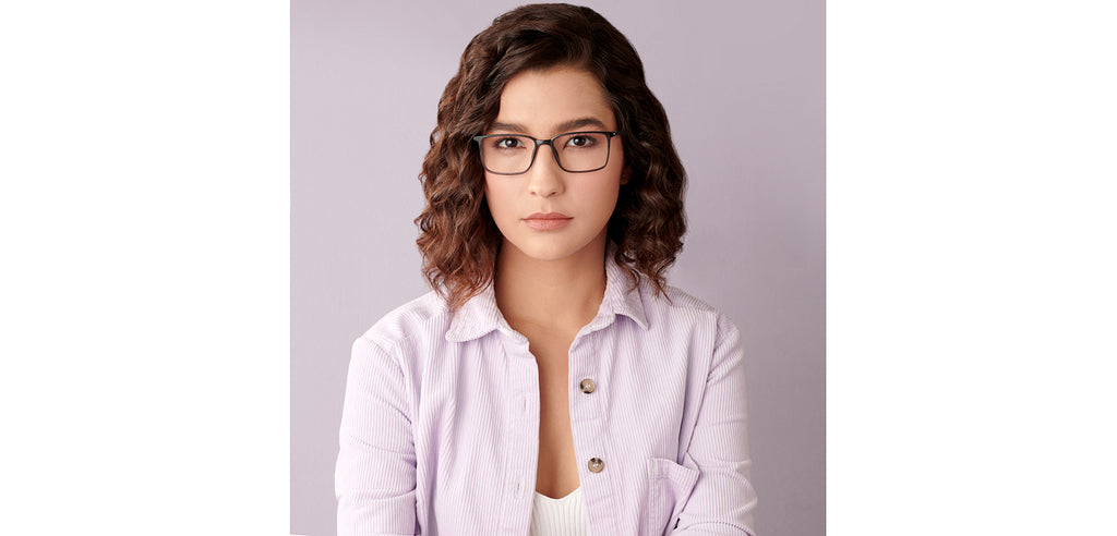 Transition Eyeglasses-Frame Rectangle--EG