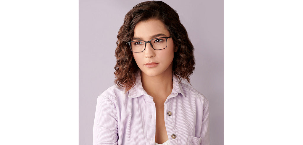 Transition Eyeglasses-Frame Rectangle--EG