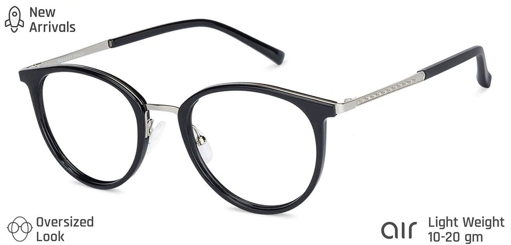 Square Eyeglasses-Frame Round--EG