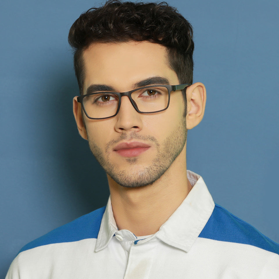 Rectangle Eyeglasses-Frame Rectangle--EG
