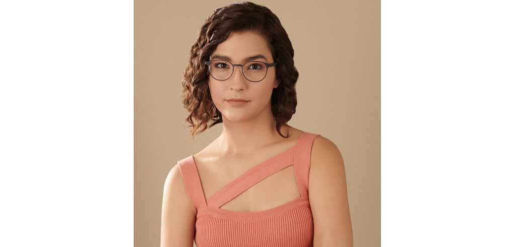 Square Eyeglasses-Frame Round--EG
