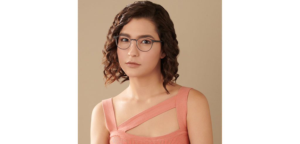Square Eyeglasses-Frame Round--EG