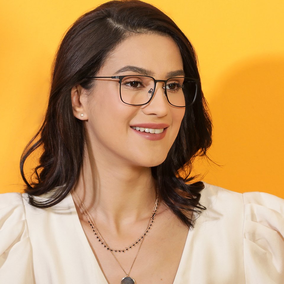 Full Rim Eyeglasses-Frame Square--EG