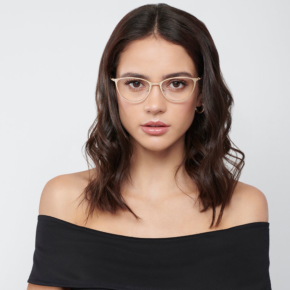Cat Eye Eyeglasses-Frame Cat Eye--EG
