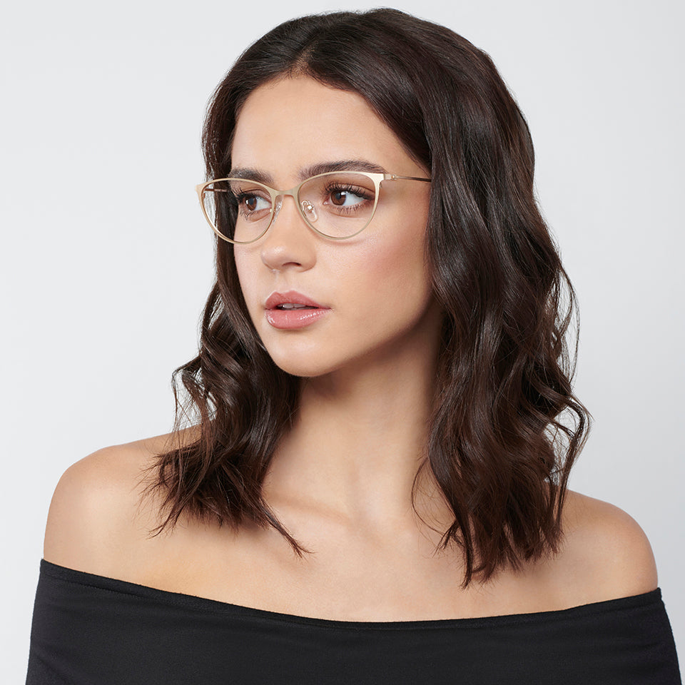 Cat Eye Eyeglasses-Frame Cat Eye--EG