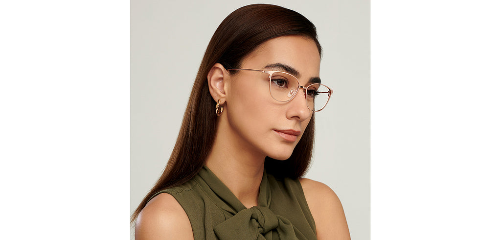 Cat Eye Eyeglasses-Frame Cat Eye--EG