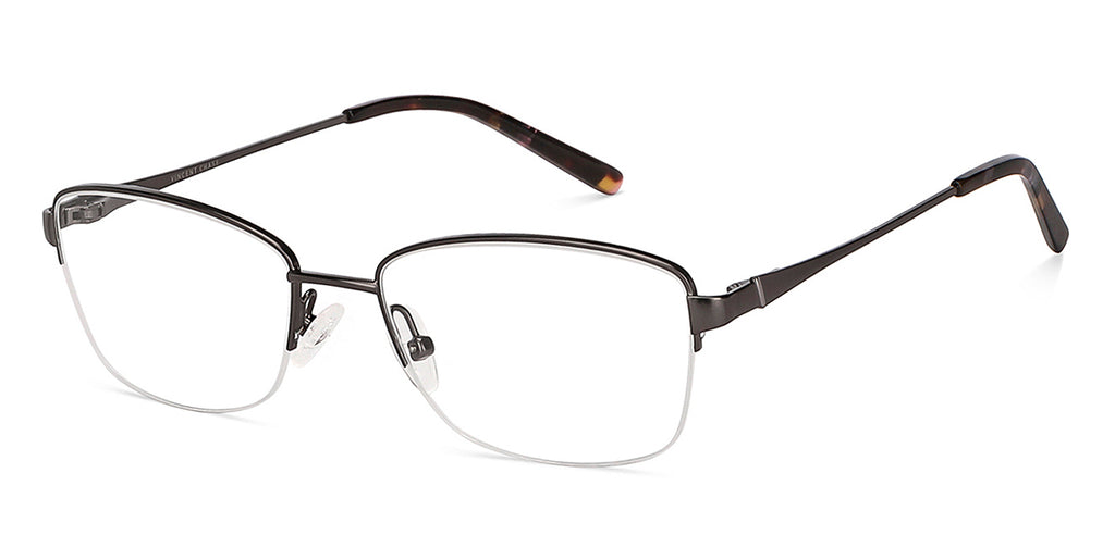 Half Rim Eyeglasses-Frame Cat Eye--EG