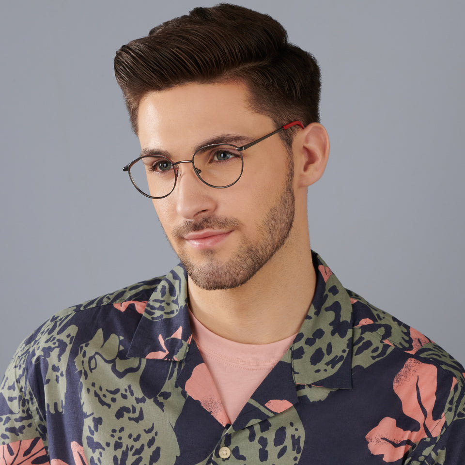 Square Eyeglasses-Frame Round--EG