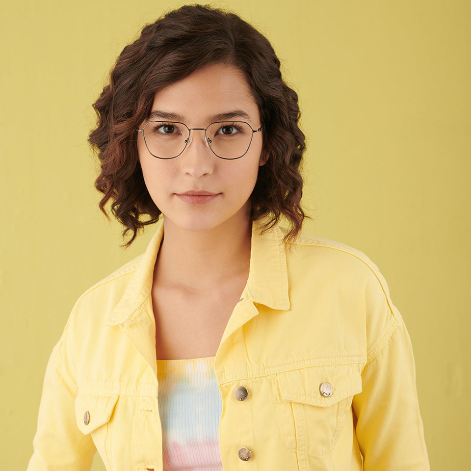 Full Rim Eyeglasses-Frame Geometric--EG