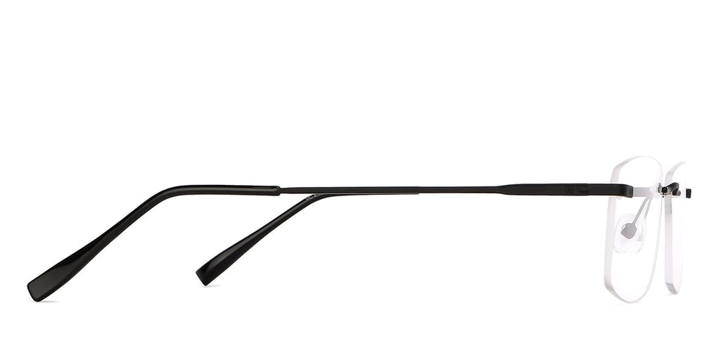 Rimless Eyeglasses-Frame Rectangle--EG