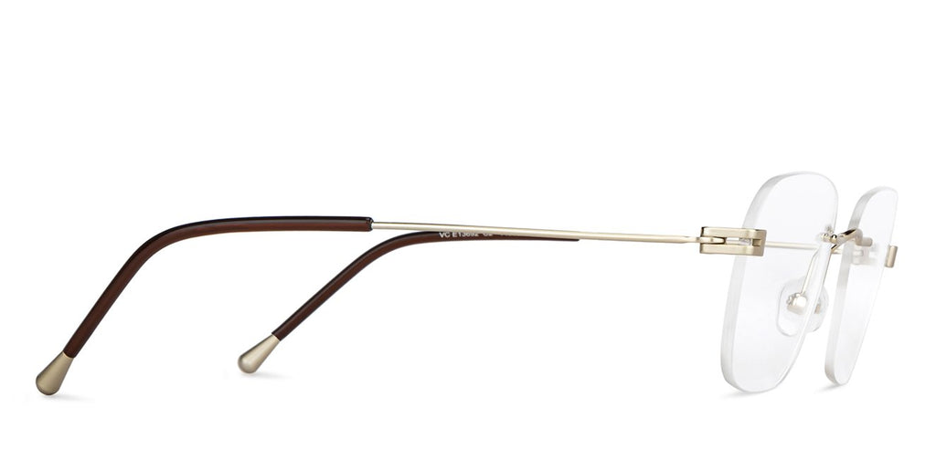 Rimless Eyeglasses-Frame Rectangle--EG