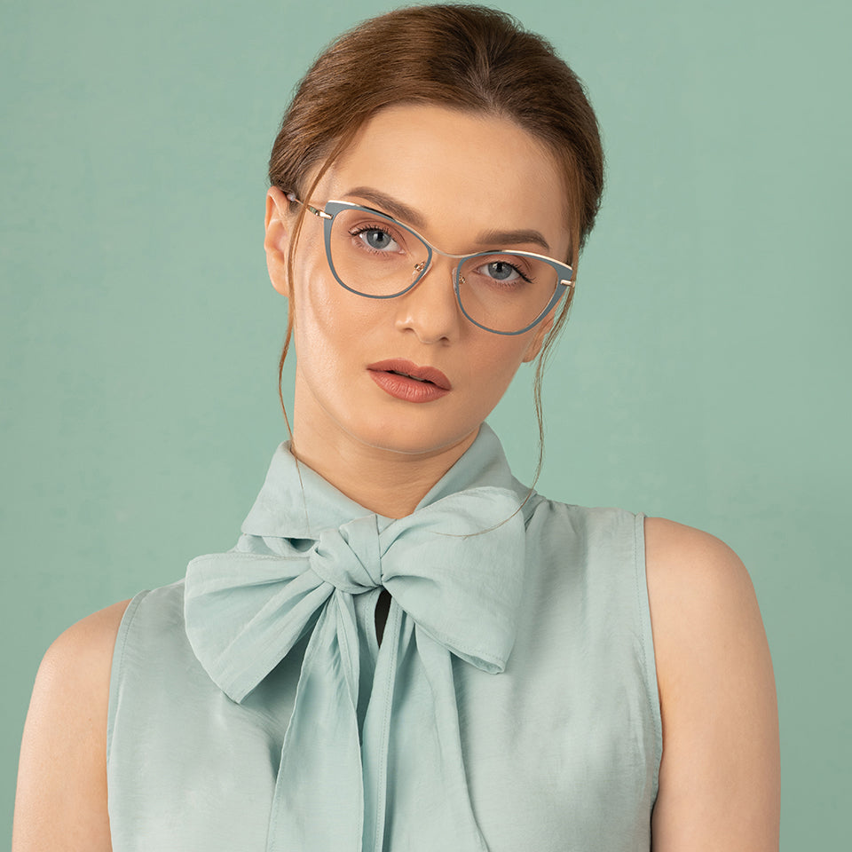 Cat Eye Eyeglasses-Frame Cat Eye--EG