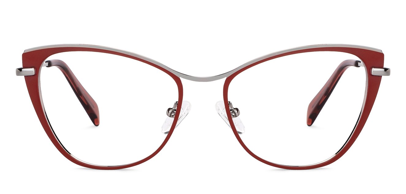 Marron Cat Eye Full Rim Women Eyeglasses by Vincent Chase-149404