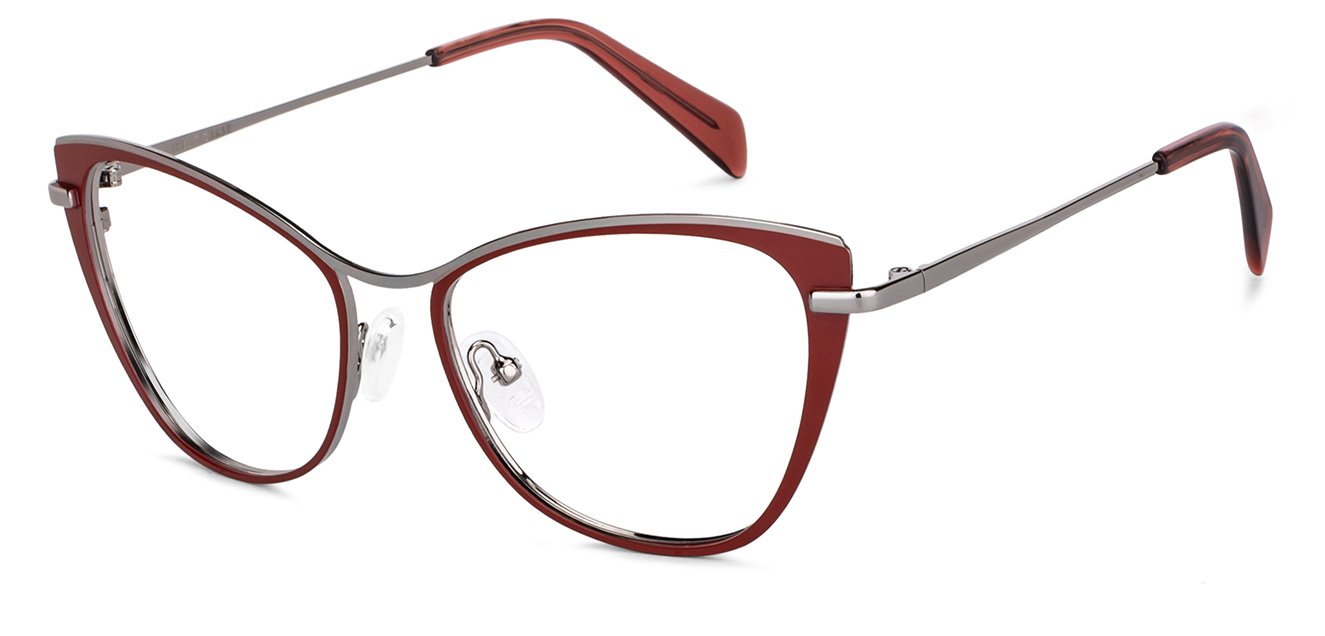 Marron Cat Eye Full Rim Women Eyeglasses by Vincent Chase-149404