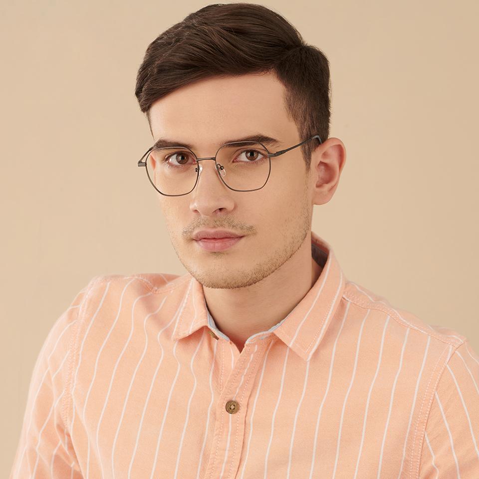 Full Rim Eyeglasses-Frame Geometric--EG