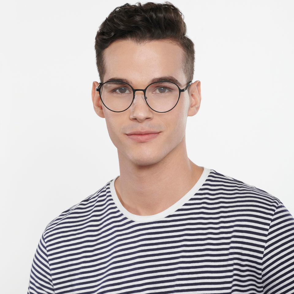 Square Eyeglasses-Frame Round--EG