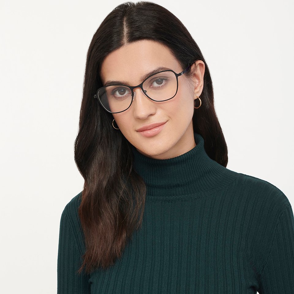 Cat Eye Eyeglasses-Frame Cat Eye--EG