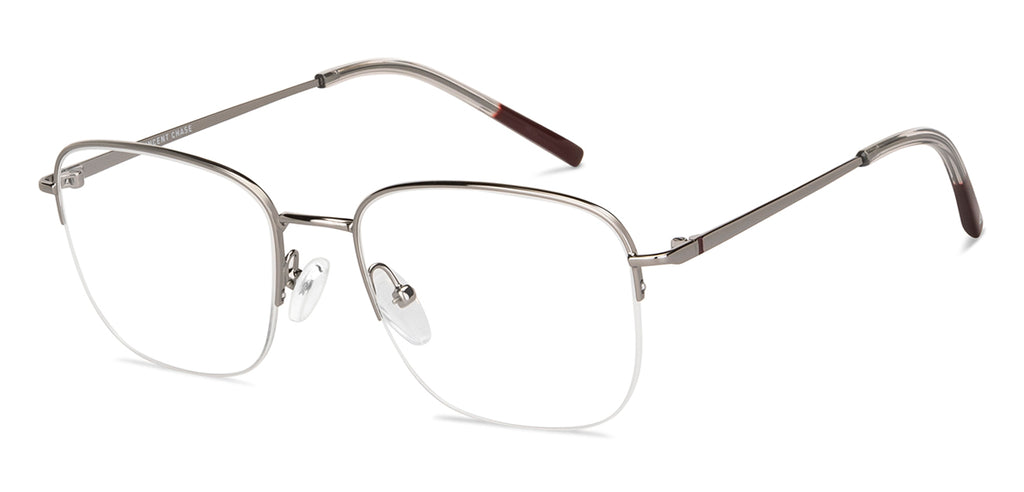 Half Rim Eyeglasses-Frame Rectangle--EG
