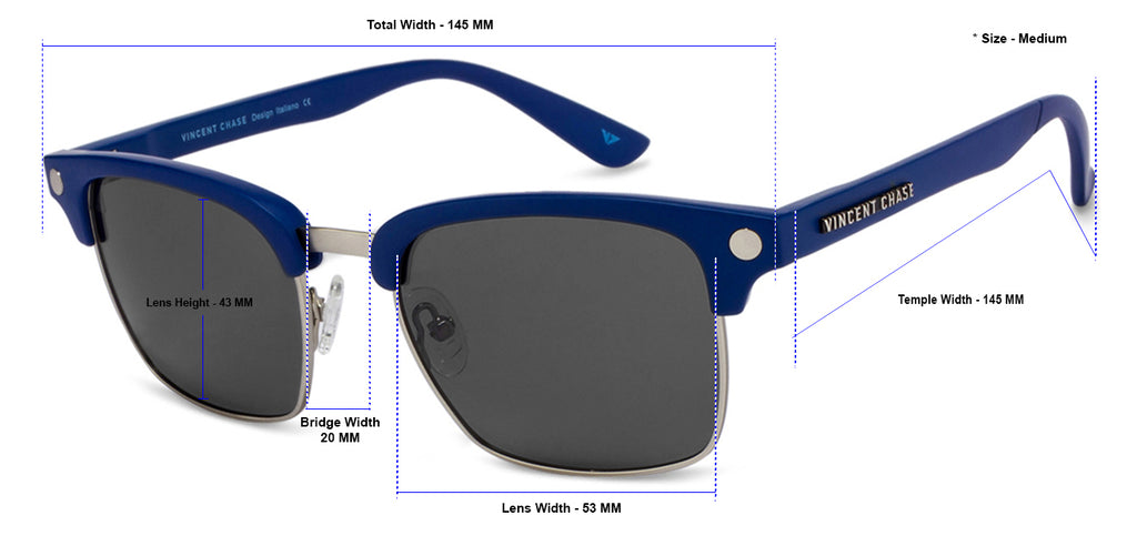 Sunglasses For Men-Frame Clubmaster--SG