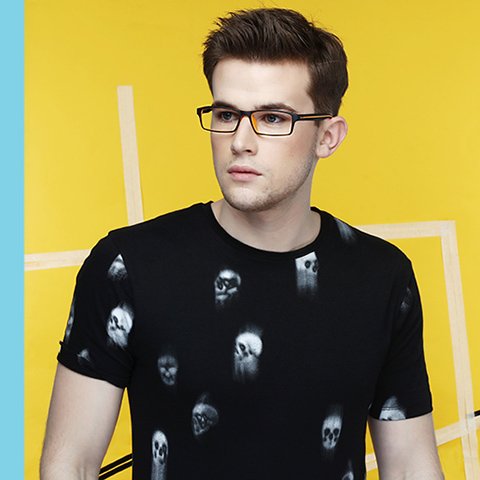 Rectangle Eyeglasses-Frame Rectangle--EG